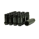 WHEEL MATE MUTEKI SR48 OPEN END LOCKING LUG NUT SET OF 4 – BLACK 12×1.25 48MM