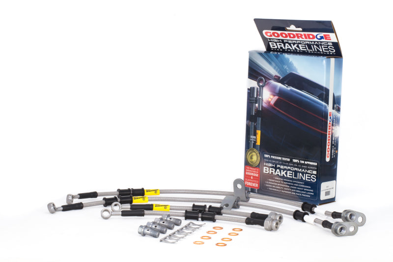 Goodridge 16-17 Mazda Miata MX-5 (w/o Factory Brembo Calipers) SS Brake Lines - eliteracefab.com