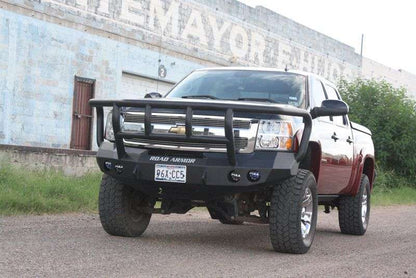 Road Armor 08-13 Chevy 1500 Stealth Front Winch Bumper w/Titan II Guard - Tex Blk Road Armor