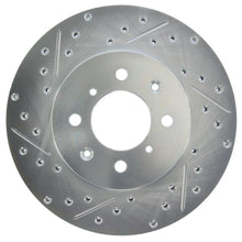 Load image into Gallery viewer, StopTech Select Sport 90-01 Acura Integra (exc. Type R) Slotted and Drilled Right Front Rotor - eliteracefab.com