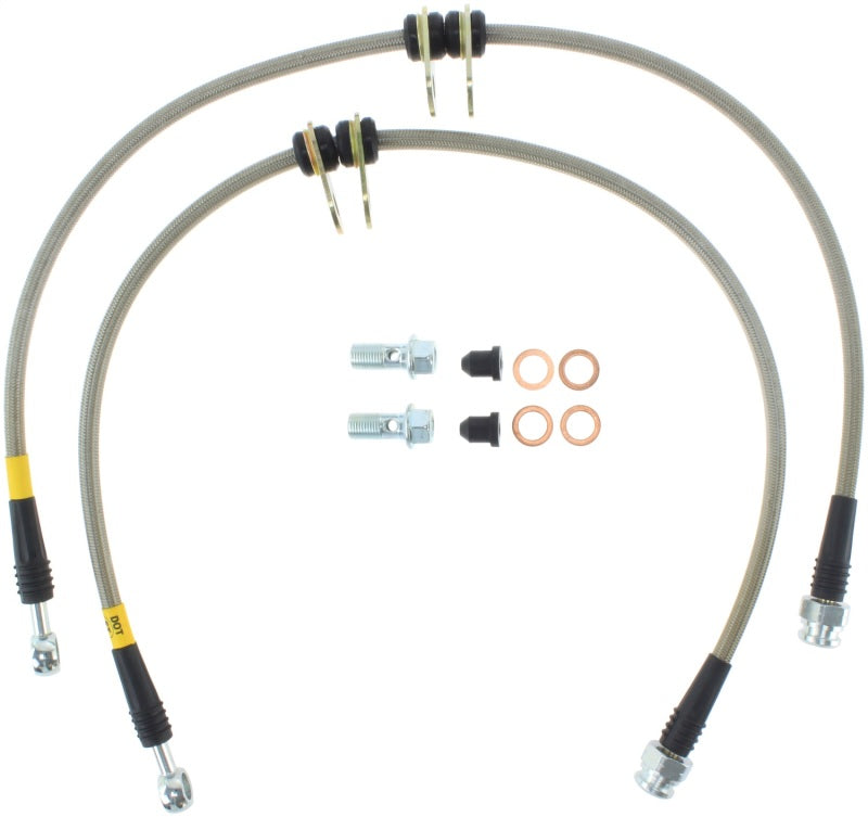 STOPTECH 00-05 HONDA S2000 FRONT SS BRAKE LINES, 950.40008 - eliteracefab.com