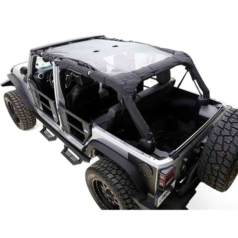 Rampage 2007-2018 Jeep Wrangler(JK) Unlimited California Extended Brief - Black - eliteracefab.com