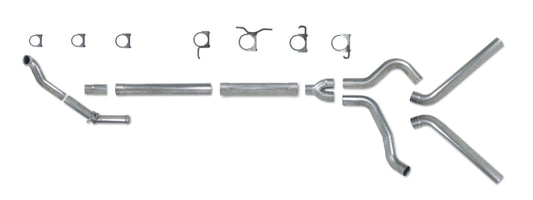 Diamond Eye KIT 4in TB MFLR RPLCMENT PIPE DUAL SS 94-97 5 7 3L F250/F350 PWRSTROKE NFS W CARB STDS Diamond Eye Performance