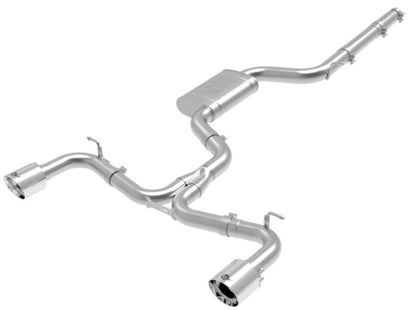 aFe MACHForce XP 3in-2.5in SS Exhaust Cat-Back 18-19 Volkswagen GTI (MK7.5) L4-2.0L (t) - Polished aFe