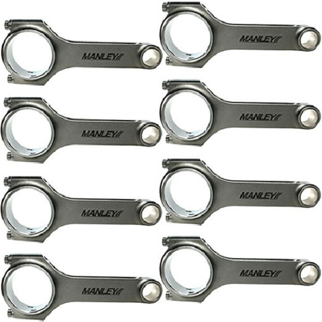 MANLEY 14051R-8 H-Beam Connecting Rod Set - eliteracefab.com