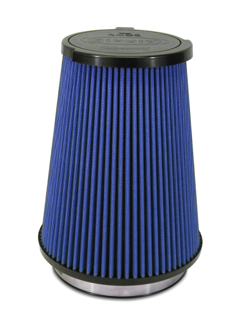 Airaid 10-14 Ford Mustang Shelby 5.4L Supercharged Direct Replacement Filter - Dry / Blue Media - eliteracefab.com