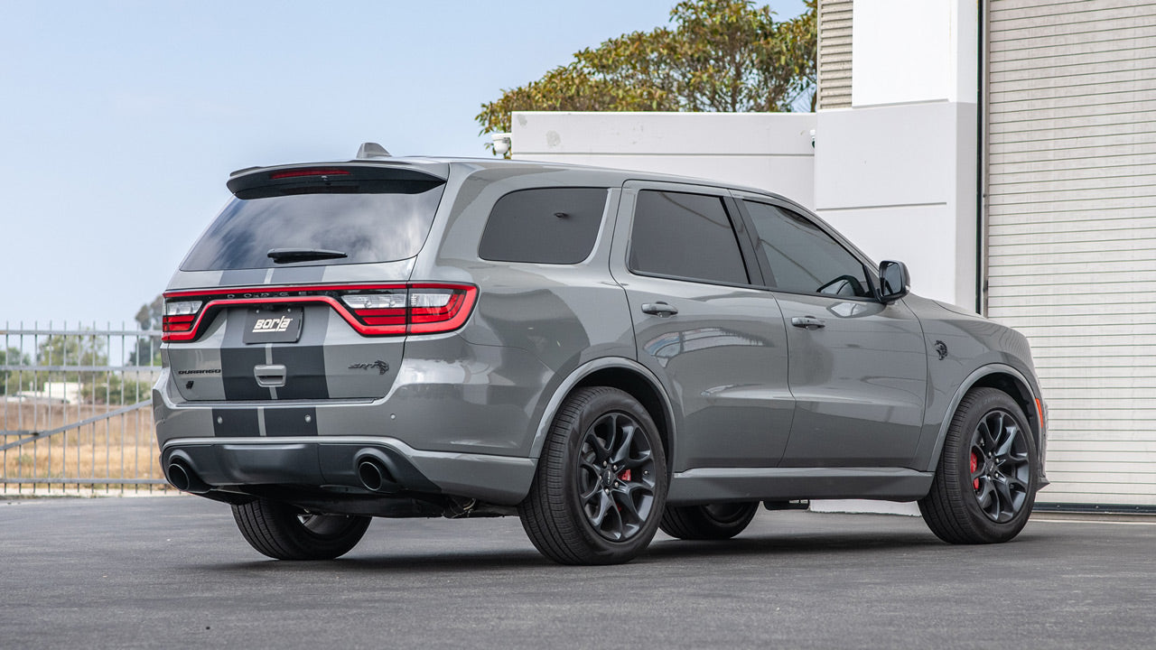 Borla 2021+ Dodge Durango SRT Hellcat 6.2L V8 AWD ATAK Cat-Back Exhaust System - Black Chrome Tips Borla