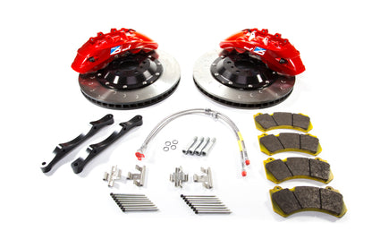 Alcon 2009+ Nissan GT-R R35 412x36mm Rotor Red 6 Piston Caliper RC6 Front Axle Kit Alcon