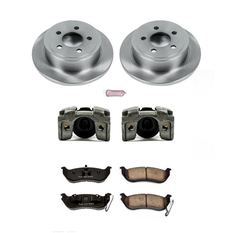 Power Stop 03-07 Jeep Liberty Rear Autospecialty Brake Kit w/Calipers - eliteracefab.com