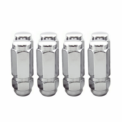 McGard Hex Lug Nut (Cone Seat / Duplex) 9/16-18 / 7/8 Hex / 2.5in. Length (8-Pack) - Chrome - eliteracefab.com