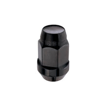 Load image into Gallery viewer, McGard Hex Lug Nut (Cone Seat Bulge Style) 1/2-20 / 3/4 Hex / 1.45in. Length (4-pack) - Black - eliteracefab.com