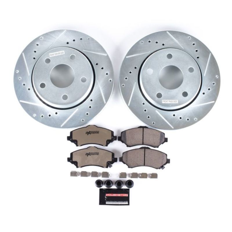 Power Stop 07-17 Jeep Wrangler Front Z36 Truck & Tow Brake Kit - eliteracefab.com