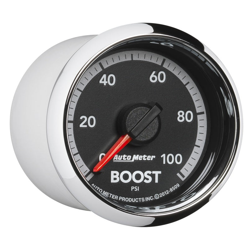 Autometer Gen4 Dodge Factory Match 52.4mm Mechanical 0-100 PSI Boost Gauge 8509