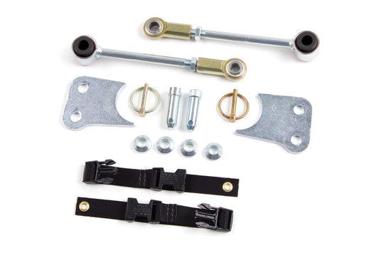 Zone Offroad 2007-2018 Jeep Wrangler JK 3-4-Inch Front Sway Bar Disconnect - ZONJ5313