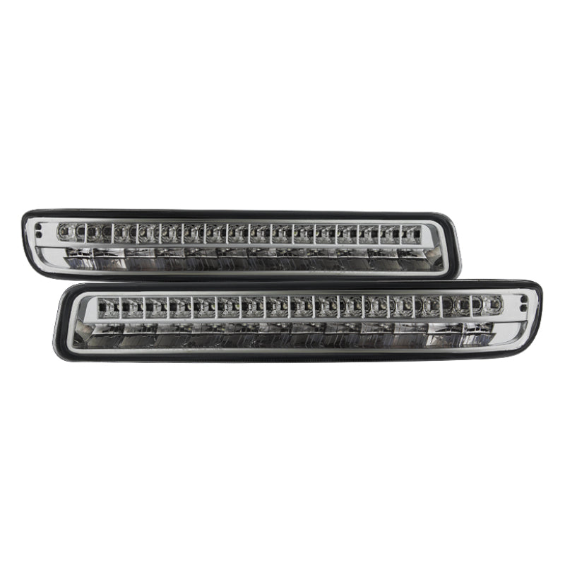 xTune 99-06 GMC Sierra (Excl Denali) Full LED Bumper Lights - Chrome (CBL-GSI99-LED-C) - eliteracefab.com