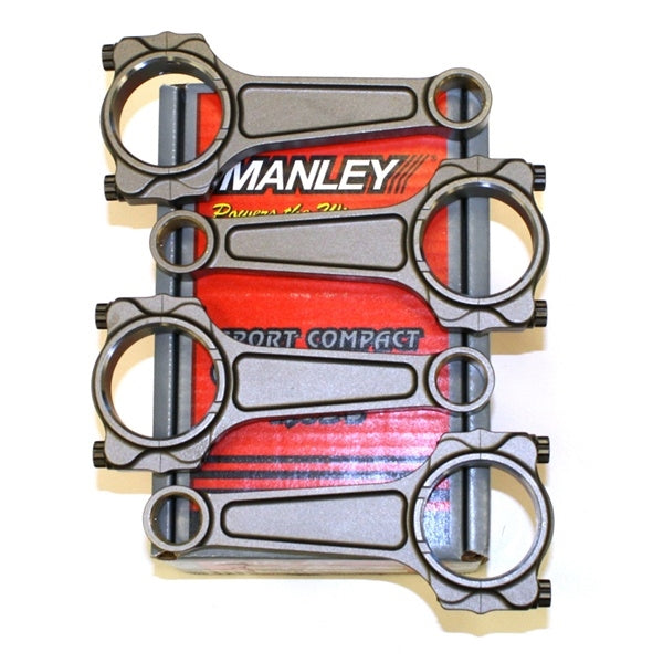 MANLEY 14432-4 Pro Series I-Beam Turbo Tuff Design Connecting Rod Set - eliteracefab.com