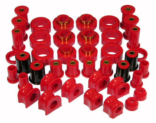 Prothane Total Vehicle Suspension Bushing Kit for 1983–2004 Chevy/GMC S10 Pickup 4WD Std Cab, Red – 7-2033