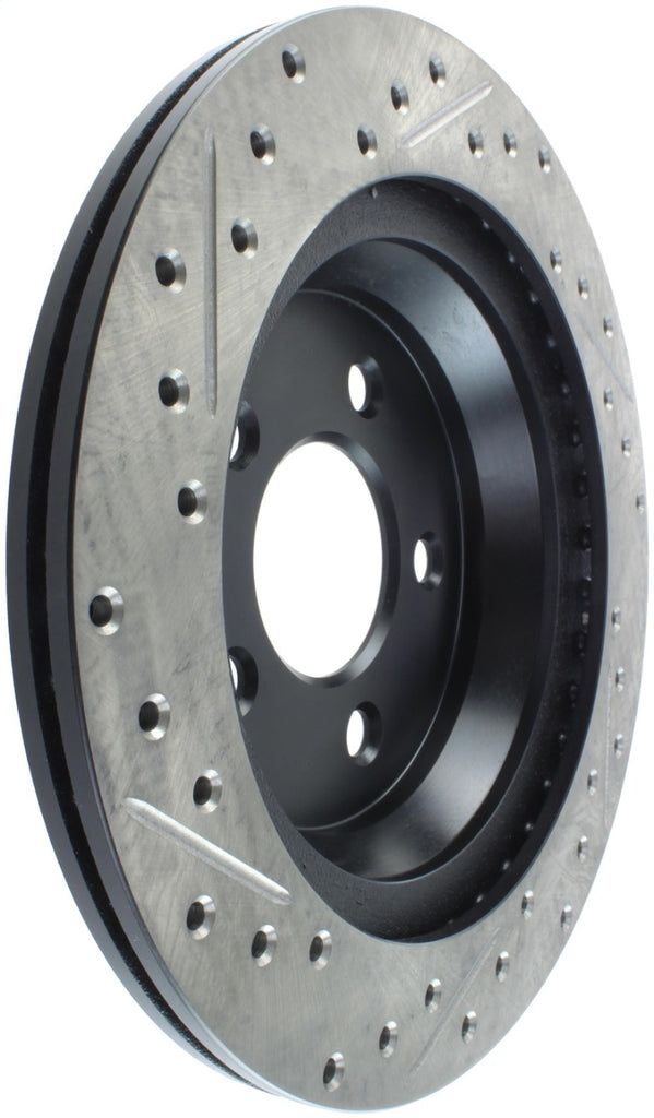 StopTech Slotted & Drilled Sport Brake Rotor - eliteracefab.com