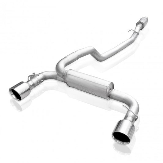 Stainless Works 2016-18 Ford Focus RS 3in Catback Vintage Round Muffler 5in Tips Stainless Works