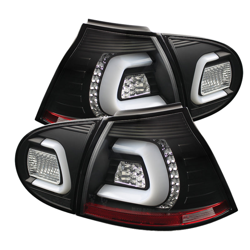 Spyder Volkswagen Golf V 06-09 LED TURN SIGNAL LED Tail Lights Black ALT-YD-VG03-LED-BK - eliteracefab.com