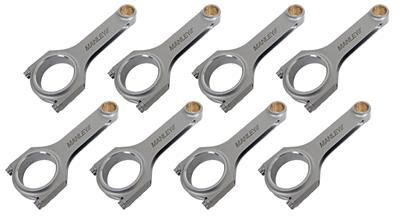MANLEY 14518-8 Connecting Rod Set (Ford 4.6L Modular/5.0L V-8 22mm Pin Forced Induction Pro Series I Beam) - eliteracefab.com