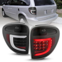 Load image into Gallery viewer, ANZO 2004-2007 Dodge  Grand Caravan LED Tail Lights w/ Light Bar Black Housing Clear Lens