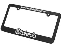 Load image into Gallery viewer, aFe Takeda Marketing Promotional PRM Takeda Licence Plate Frame - eliteracefab.com