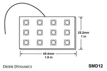 Load image into Gallery viewer, Diode Dynamics LED Board SMD12 - Blue (Single)