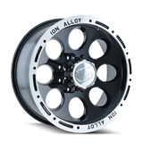 ION Type 174 16x10 / 5x135 BP / -38mm Offset / 87mm Hub Black/Machined Wheel