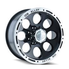 Load image into Gallery viewer, ION Type 174 15x8 / 5x120.65 BP / -27mm Offset / 83.82mm Hub Black/Machined Wheel