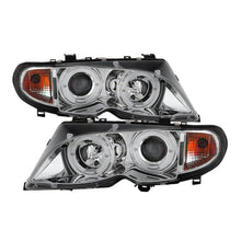 Load image into Gallery viewer, Spyder BMW E46 3-Series 02-05 4DR Projector Headlights 1PC LED Halo Chrm PRO-YD-BMWE4602-4D-AM-C - eliteracefab.com