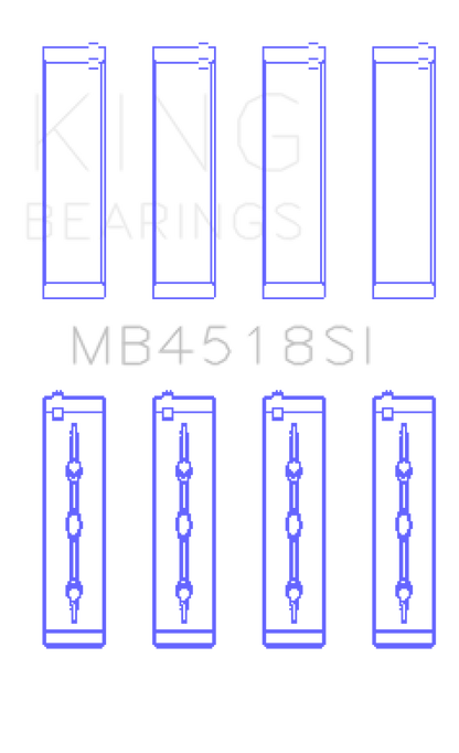 King 11-20 Chrysler 300 / Dodge Grand Caravan (Size +0.25mm) Main Bearing Set King Engine Bearings
