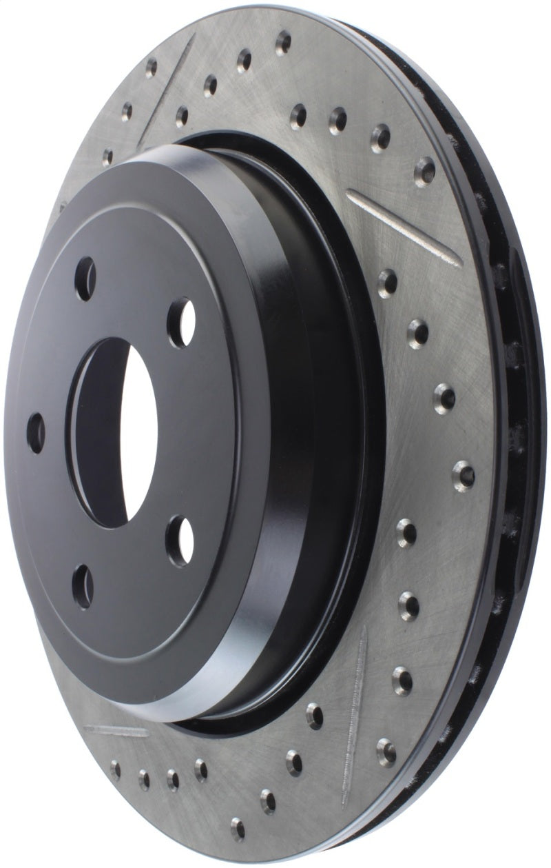 StopTech Slotted & Drilled Sport Brake Rotor 11-17 Jeep Grand Cherokee (Excludes SRT8) Stoptech