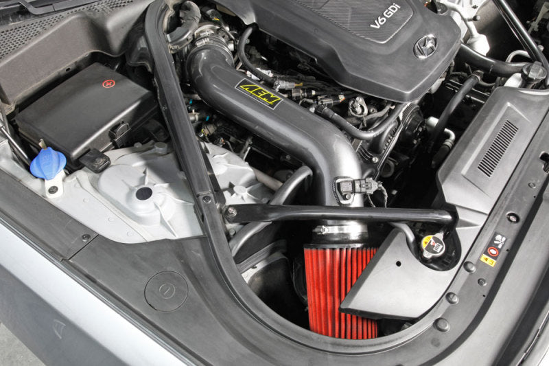 AEM 2015 Hyundai Genesis 3.8L-V6 F/I Silver Cold Air Intake - eliteracefab.com