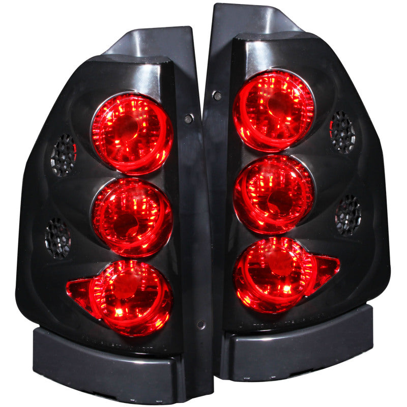 ANZO USA GMC Envoy Not Xuv Taillights Black; 2002-2008 - eliteracefab.com