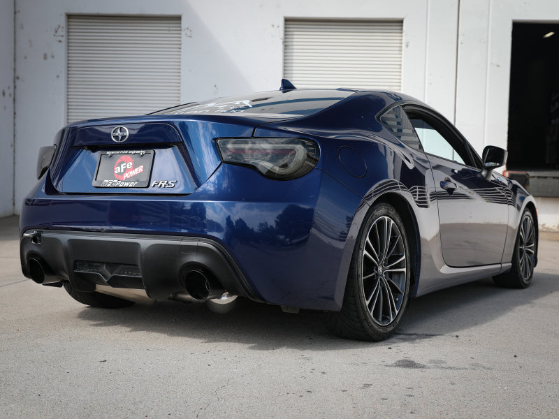 aFe Takeda Exhaust Axle-Back 13-15 Scion FRS / Subaru BRZ 304SS Black Dual Tips Exhaust - eliteracefab.com