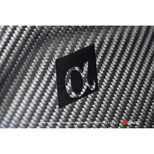 Load image into Gallery viewer, AMS Red Alpha Matte Carbon Front Duct | 2016-2021 Infiniti Q50/Q60 3.0T - eliteracefab.com