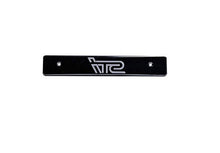 Load image into Gallery viewer, TURBOXS LICENSE PLATE DELETE BLACK; MACHINED SUBARU WRX/STI STI LOGO; 2008-2014 - eliteracefab.com