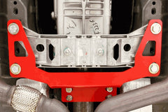 BMR DRIVESHAFT SAFETY LOOP FRONT RED (11-19 MUSTANG GT/V6) - eliteracefab.com