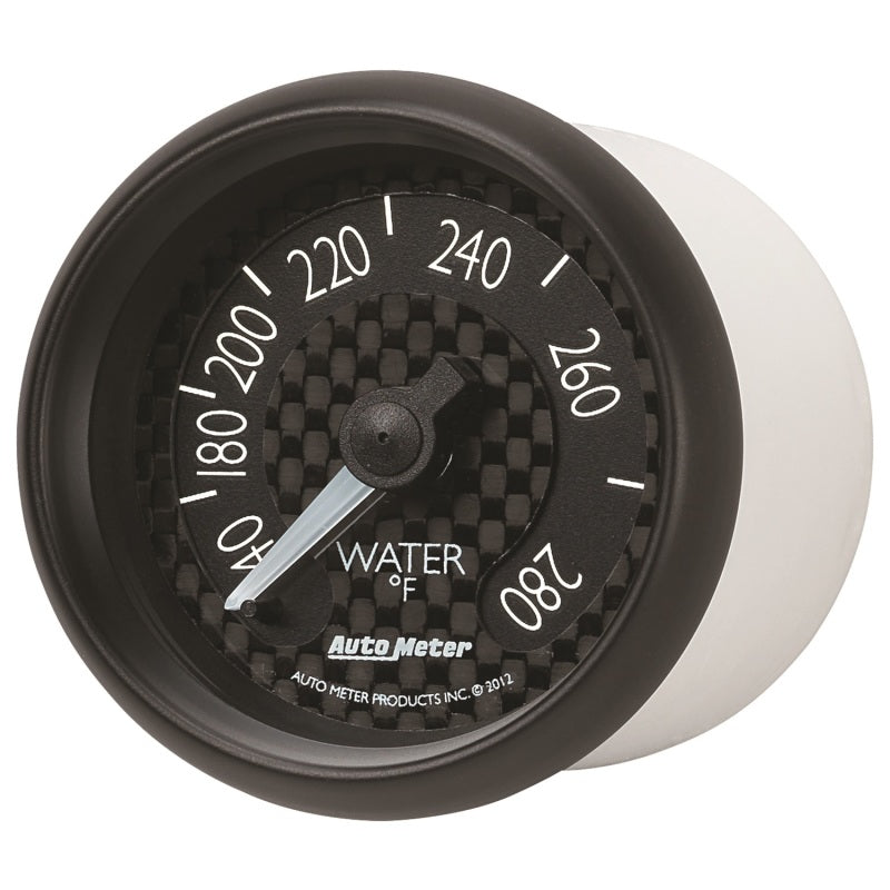 Autometer GT Series 52mm Mechanical 140-280 Deg F Water Temperature Gauge 8031