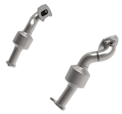 aFe Twisted Steel Down Pipe 409SS w/ Cat 16-17 Toyota Tacoma V6-3.5L - eliteracefab.com