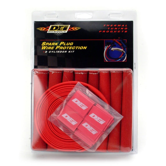 DEI Protect-A-Boot and Wire Kit 8 Cylinder - Red DEI