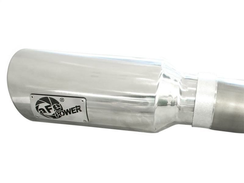 aFe MACHForce XP DPF-Back Exhaust 3in SS w/ 5in Polished Tips 2014 Dodge Ram 1500 V6 3.0L EcoDiesel aFe