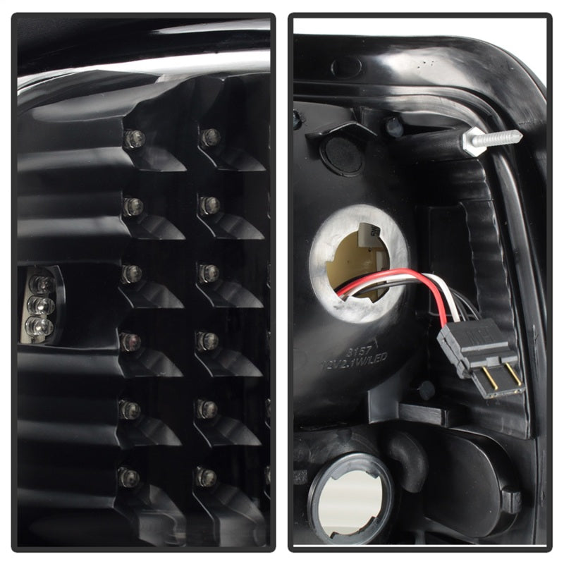 Xtune Dodge Ram 1500 94-01 / Ram 2500/3500 94-02 LED Tail Lights Black ALT-ON-DRAM94-LED-BK - eliteracefab.com