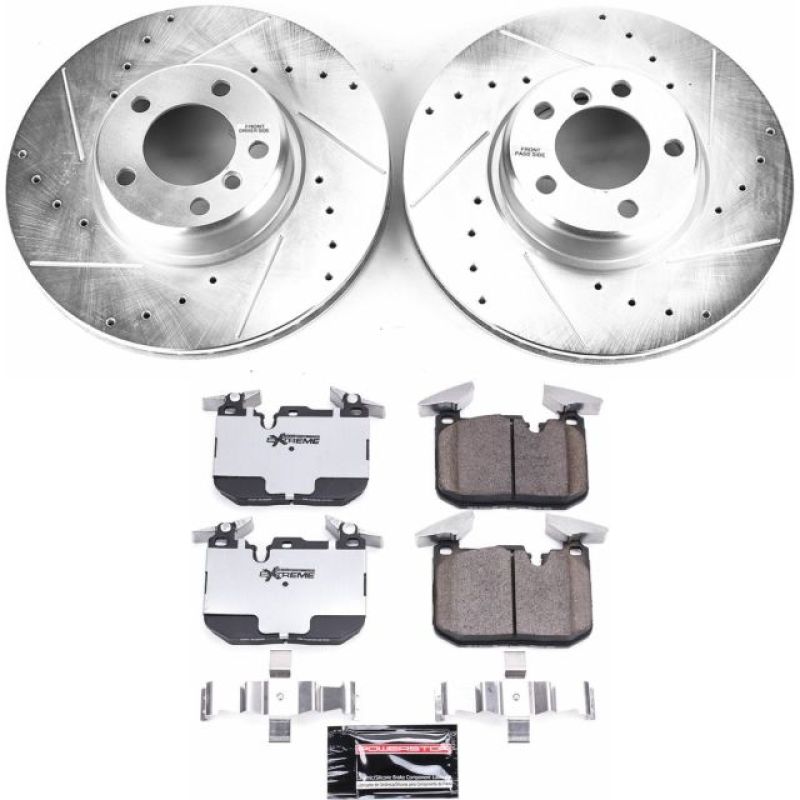 Power Stop 14-16 BMW 228i Front Z26 Street Warrior Brake Kit - eliteracefab.com