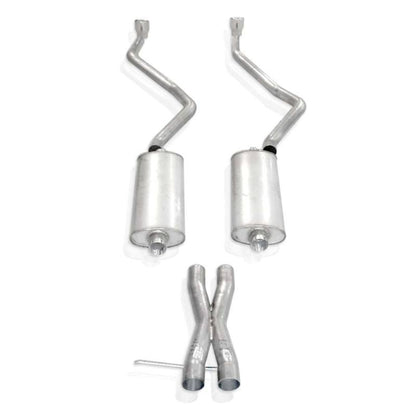 Stainless Works 2007-14 Chevy Tahoe And Yukon LT 2-1/2in Exhaust X-Pipe Chambered Mufflers Tips Stainless Works