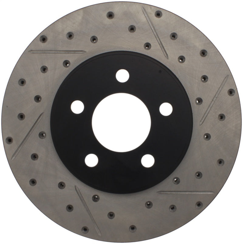 StopTech 03-09 Lincoln Town Car / 03-09 Mercury Grand Marquis Front Left Slotted & Drilled Rotor Stoptech