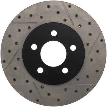 StopTech 03-09 Lincoln Town Car / 03-09 Mercury Grand Marquis Front Left Slotted & Drilled Rotor Stoptech