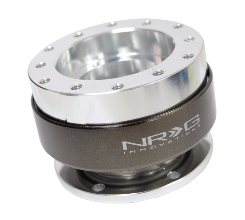 NRG Quick Release Gen 1.5 Silver Body Chrome Ring SFI SPEC 42.1 - eliteracefab.com