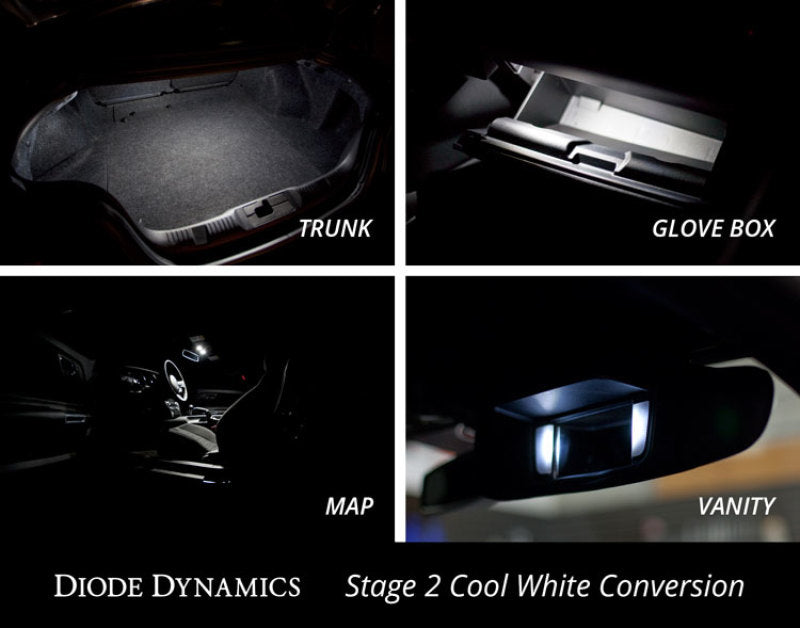 Diode Dynamics Mustang Interior Light Kit 15-17 Mustang Stage 1 - Blue